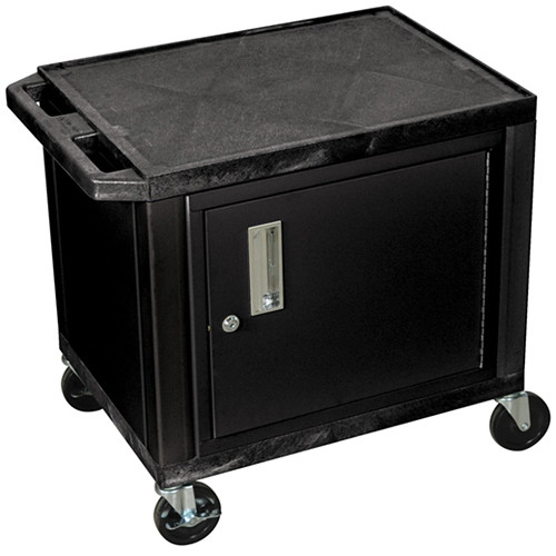 Luxor WT26C2E Tuffy Utility Audio-Visual Cabinet Cart (24 x 18 x 24.5