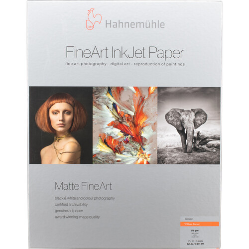 Hahnemuhle William Turner Matte Fine Art Paper - 310 gsm (17 x 22.0
