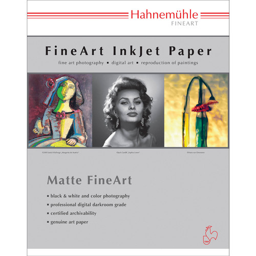 Hahnemuhle William Turner Deckle Edge Matte FineArt Paper (13 x 19