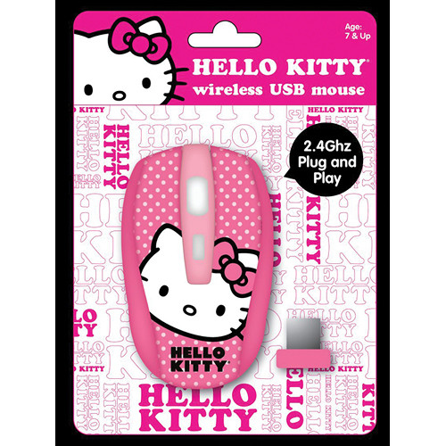 Hello Kitty Wireless USB Mouse (Pink) 81509A-PNK B&H Photo Video