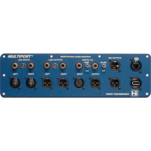 Henry Engineering MultiPort MultiFormat Audio Interface Panel