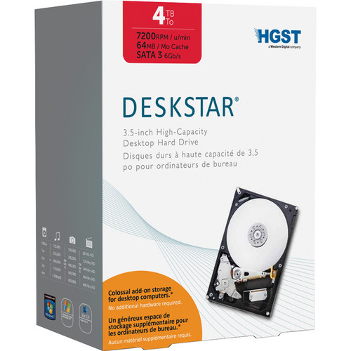 HGST 4TB Deskstar 3.5" SATA III Internal Desktop