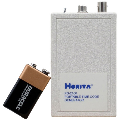 Horita PG-2100 Mini Portable Time Code Generator, BNC, RCA