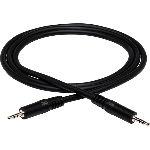 Hosa Technology Stereo Sub-Mini Male to Stereo Sub-Mini Male Cable (3')