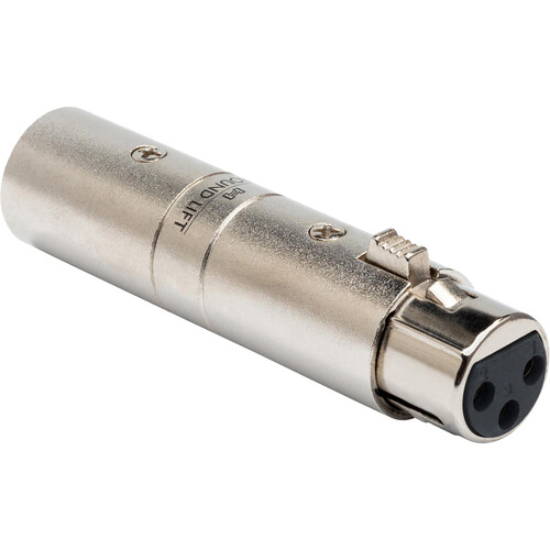 Hosa Technology In-Line Audio Ground Lifter Hum Eliminator XLR Male to XLR Female