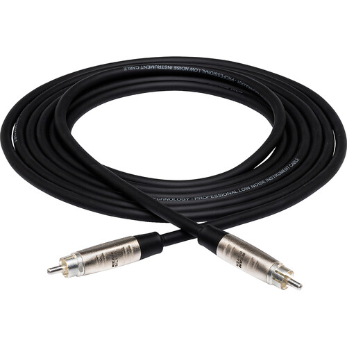 Hosa Technology Pro Unbalanced Interconnect REAN RCA to RCA - 3'