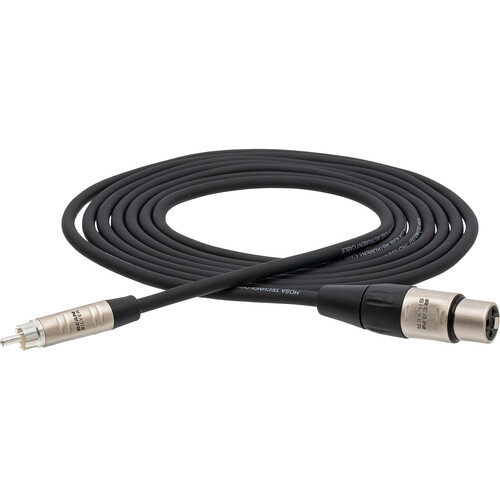 Hosa Technology HXR-010 Unbalanced 3-Pin XLR Female to RCA Male Audio Cable (10')