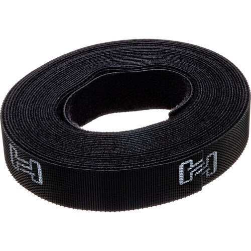 Hosa Technology WTI-501 - Astro-Grip Hook and Loop Cable Organizer Strap (Black 15')
