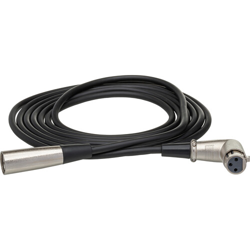 Hosa Technology 3-Pin XLR Male to XLR Angled Female Balanced Interconnect Cable - 1.5'