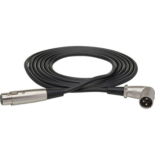 Hosa Technology 3-Pin XLR Female to XLR Angled Male Cable - 5'