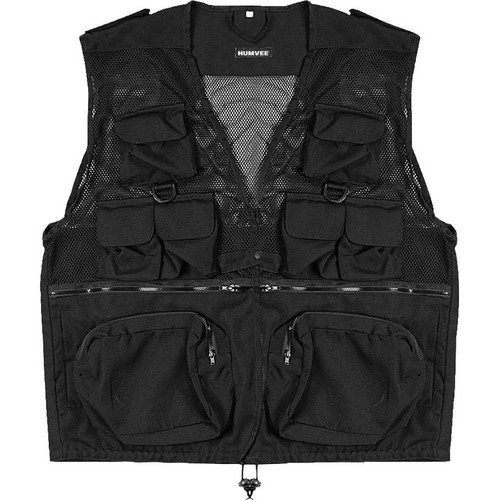 Humvee by CampCo Combat Photo Vest Medium (Black)