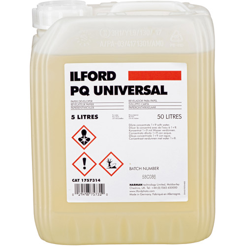 Ilford PQ Universal Paper Developer 5 Liter