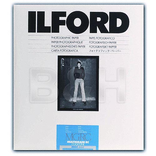 Ilford Multigrade Cooltone Resin Coated (RC) Black & White Paper (5 x 7' Pearl 100 Sheets)