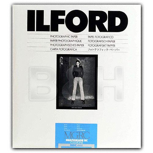 Ilford Multigrade Cooltone Resin Coated (RC) Black & White Paper (11 x 14' Pearl 50 Sheets)