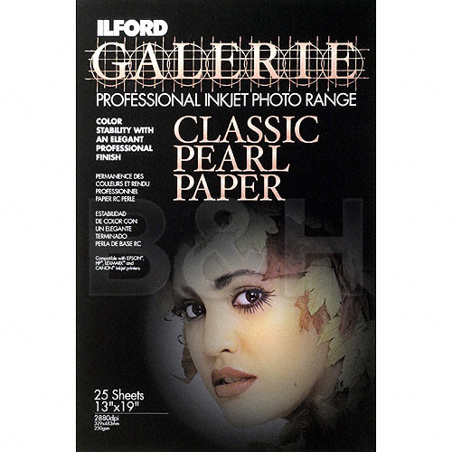 Ilford Galerie Classic Pearl Inkjet Photo Paper 1980219 B&H