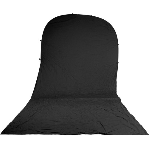 Impact Super Collapsible Background (Black 8 x 16')