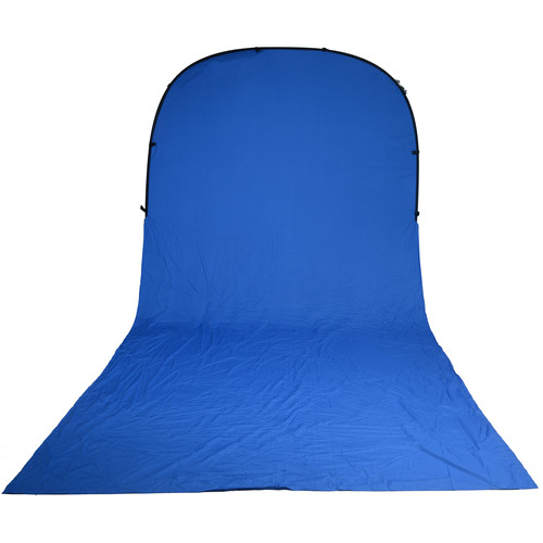 Impact Super Collapsible Background (Chroma Blue 8 x 16')