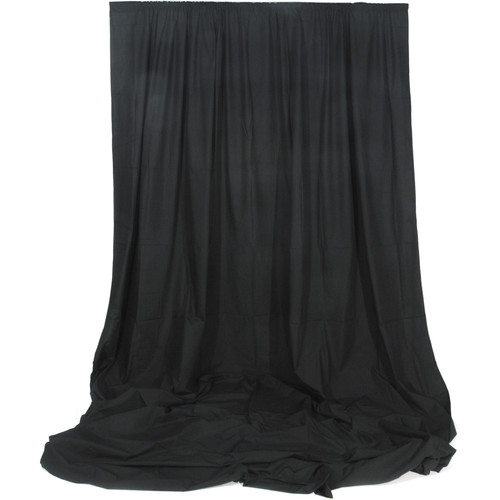 Impact Muslin Background (Black 10 x 24')