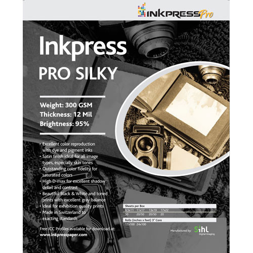 INKPRESS PRO SILKY PAPER FOR INKJET (8.5