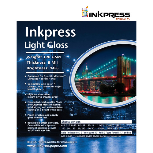 Inkpress Media Light Gloss (8.5x11