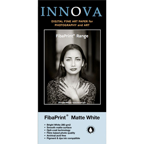 Innova FibaPrint White Matte Inkjet Photo Paper (280gsm) 8.5x11