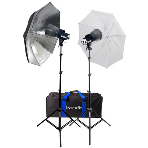 Interfit Stellar X500 Tungsten Two-Light Kit INT186U B&H Photo