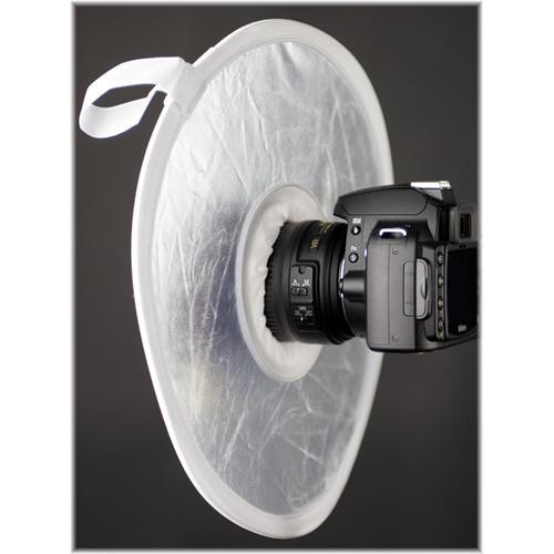 Interfit STR112 On Camera Reflector, Silver/White STR112 B&H