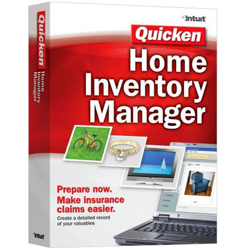 quicken home inventory manager software