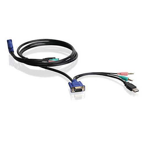 IOGEAR 6' VGA USB Audio / Mic KVM Cable
