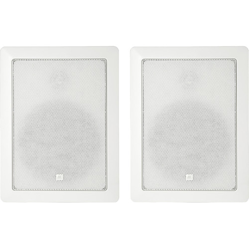 JBL Control 126WT 6.5" 2-Way 100W In-Wall 70V/100V Installation Speakers (Pair, White)