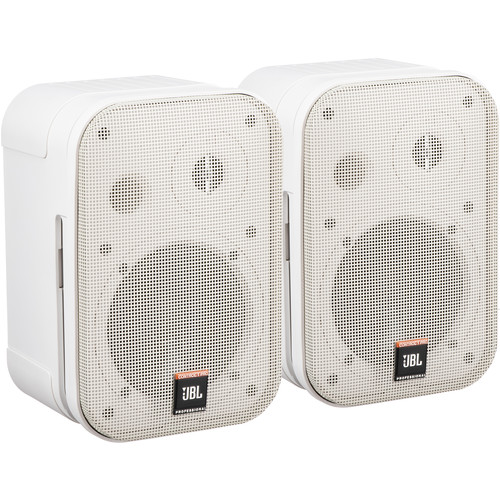 JBL Control 1 Pro - 5" Two-Way Professional Compact Loudspeaker (Pair, White)