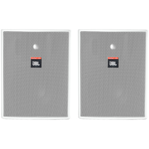 JBL Control 25AV-WH 5.25" 2-Way 200W Shielded Indoor/Outdoor Loudspeaker (Pair, White)