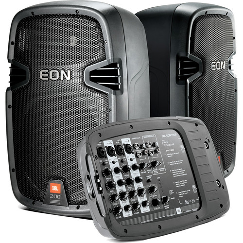 JBL EON P Self Powered PA System EON P B H Photo Video