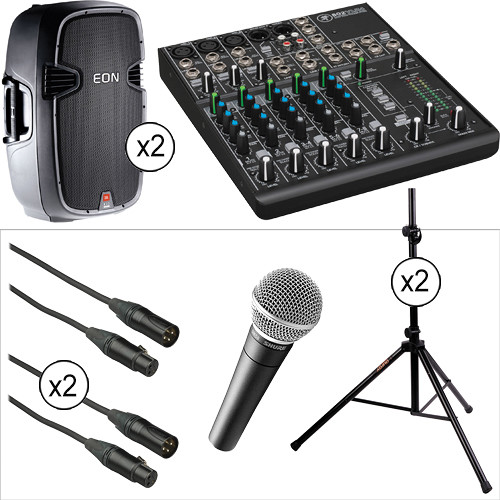 JBL EON 515XT Powered BiAmped Speakers Large Kit B&H Photo