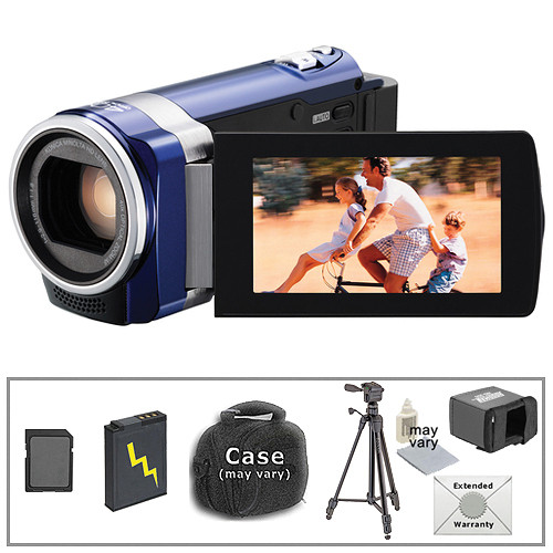 JVC GZHM450 HD Everio Camcorder with Deluxe Accessory Kit