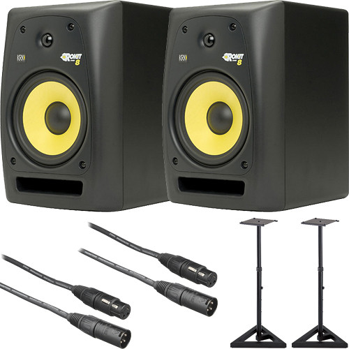 KRK RoKit 8 G2 Studio Monitors Bundle B&H Photo Video