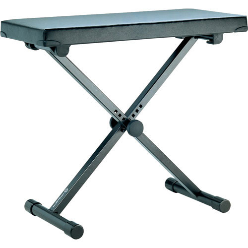 K&M 14075 Keyboard Bench (Black) (Extra Wide)