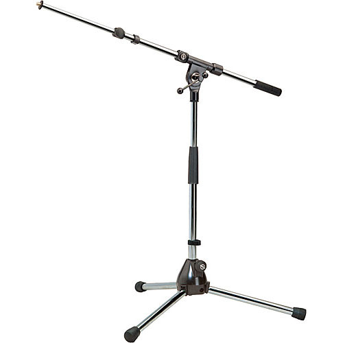 K M Low Tripod Microphone Stand With Boom Arm