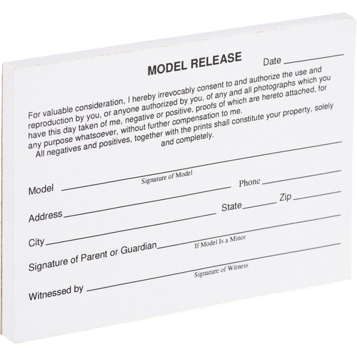 Kalt Model Release Cards