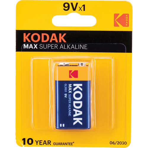 Kodak Max 9V Alkaline Battery