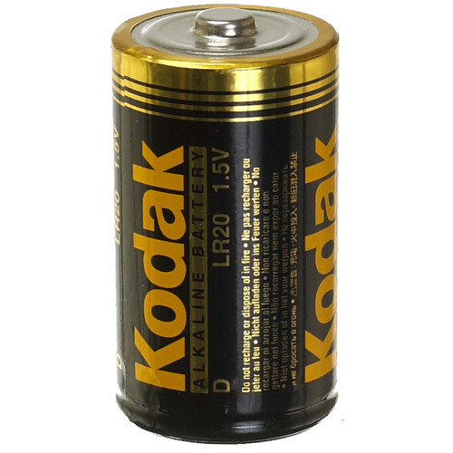 Kodak D 1.5v Alkaline Battery 1381151 B&H Photo Video