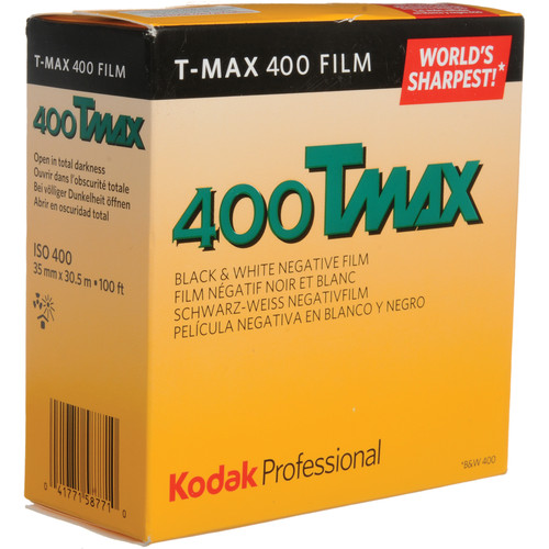 Kodak Professional T-Max 400 Black and White Negative Film (35mm Roll Film 100' Roll)