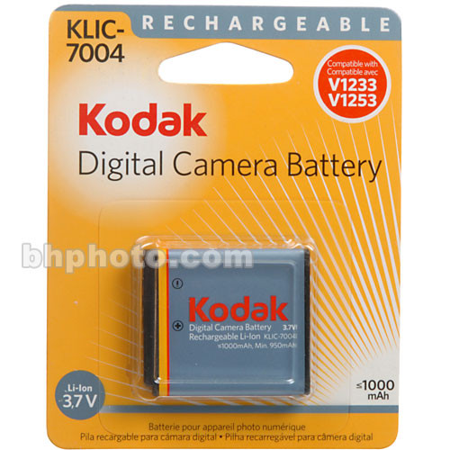 Kodak KLIC-7004 Rechargeable Lithium-Ion Battery 1924059 B&H