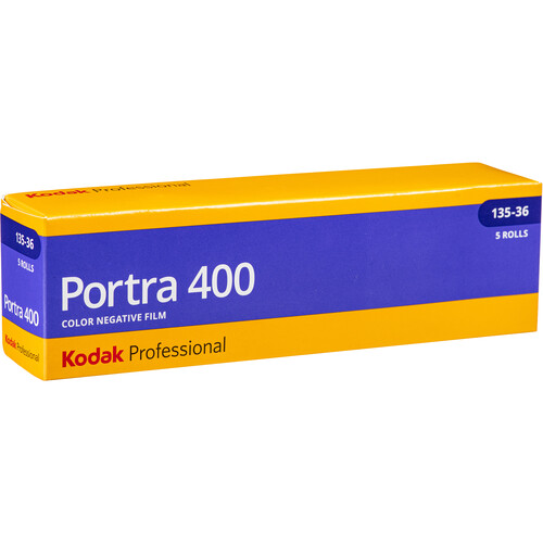 Kodak Professional Portra 400 Color Negative Film (35mm Roll Film 36 Exposures 5-Pack)