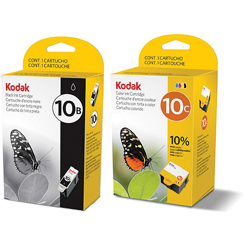 Kodak Kodak Black and Color Ink Cartridge Kit (10B/10C) 8367849