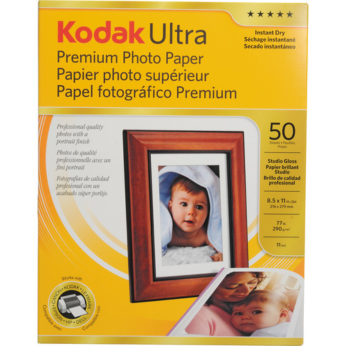 Kodak Ultra Premium Photo Paper (Studio Gloss) 8429615 B&H Photo