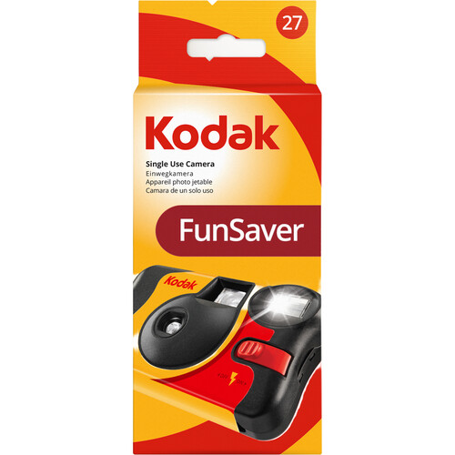 Kodak 35mm One-Time-Use Disposable Camera (ISO-800) with Flash