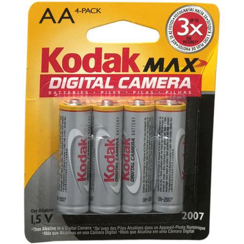 Kodak AA Max Digital Camera Battery (4Pack) 8893992 B&H Photo