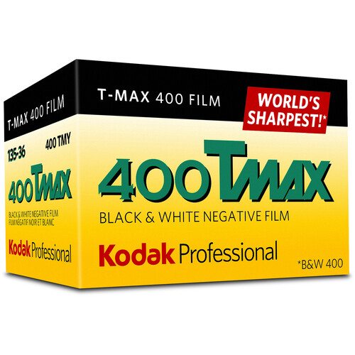 Kodak Professional T-Max 400 Black and White Negative Film (35mm Roll Film 36 Exposures)