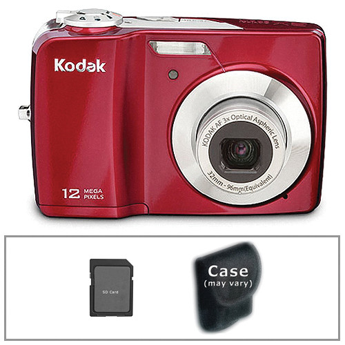 Kodak EasyShare C182 PointandShoot Digital Camera (Red) with